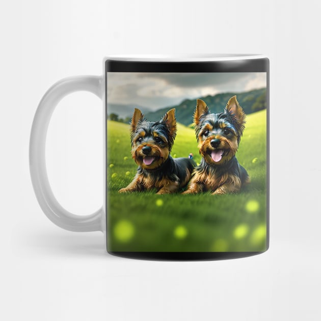 Yorkie Puppies by PSYOP Industries 